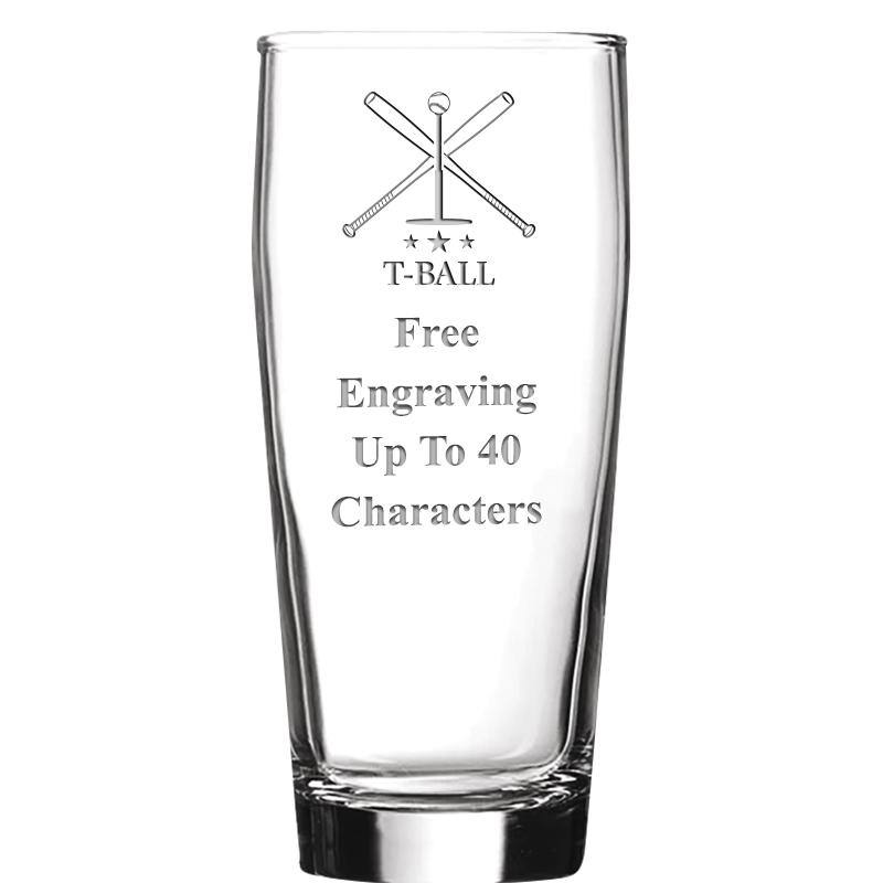 16 OZ NOBLE HOPS BEER GLASS