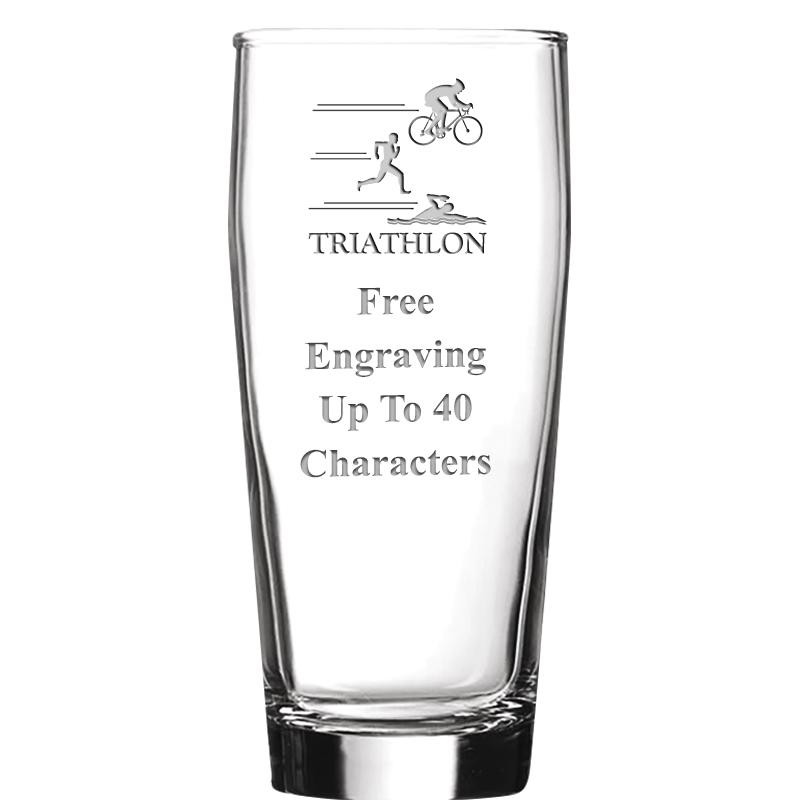 16 OZ NOBLE HOPS BEER GLASS