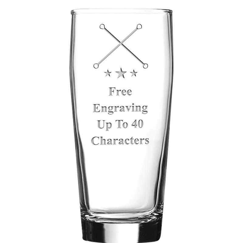 16 OZ NOBLE HOPS BEER GLASS