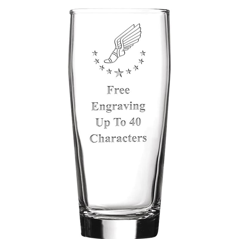 16 OZ NOBLE HOPS BEER GLASS