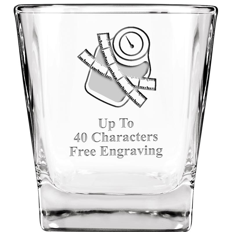 8.7oz PEORIA WHISKEY GLASS