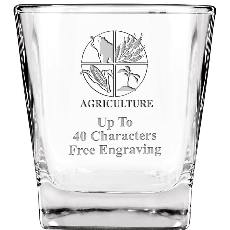 8.7oz PEORIA WHISKEY GLASS