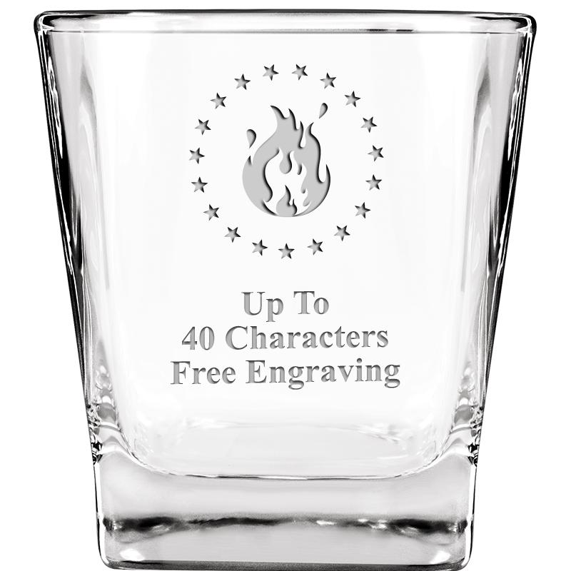 8.7oz PEORIA WHISKEY GLASS