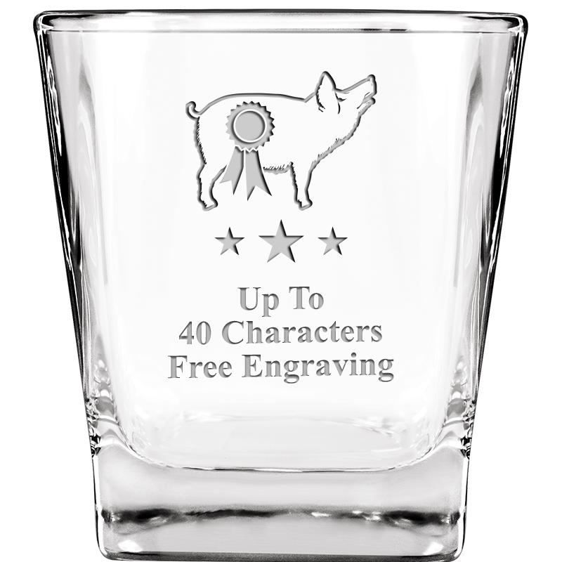 8.7oz PEORIA WHISKEY GLASS