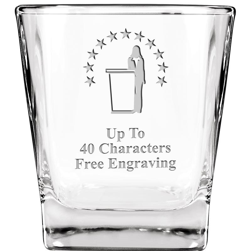 8.7oz PEORIA WHISKEY GLASS