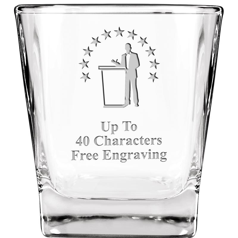 8.7oz PEORIA WHISKEY GLASS