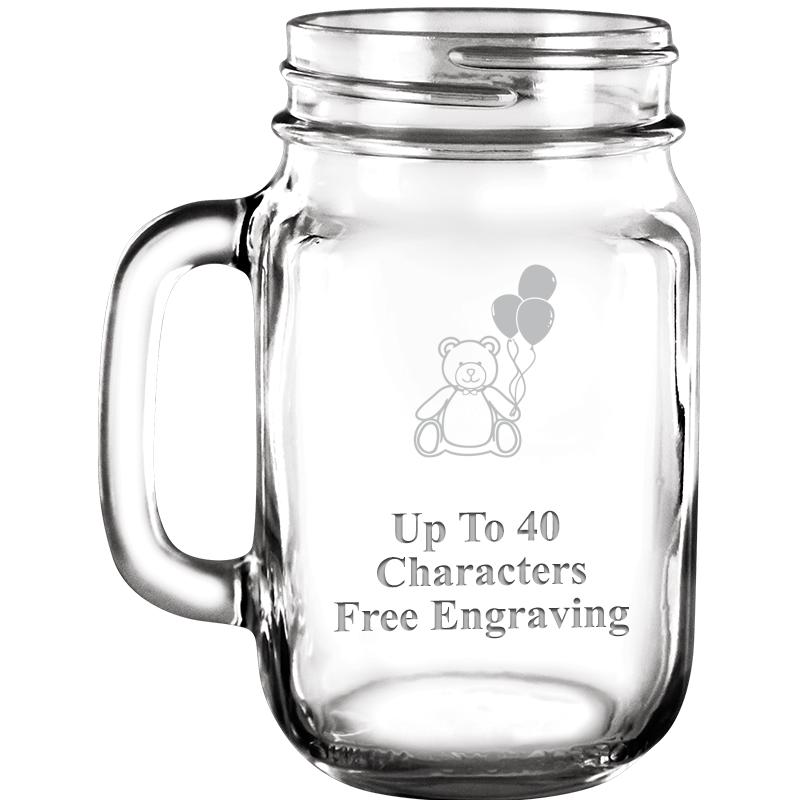 16oz SOIREE MASON JAR