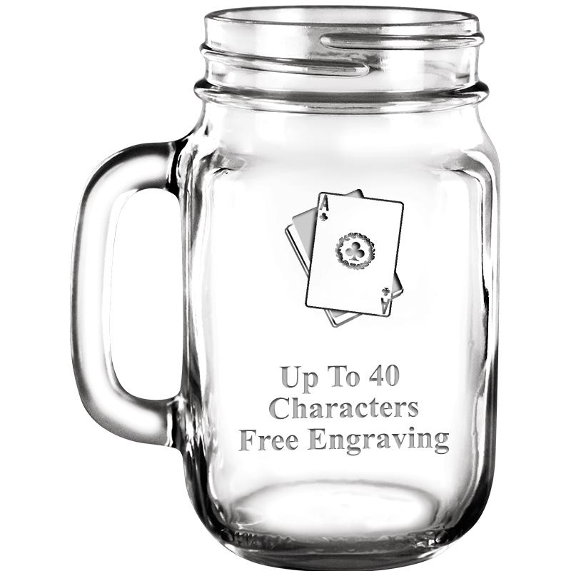 16oz SOIREE MASON JAR