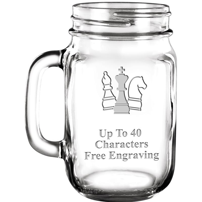 16oz SOIREE MASON JAR