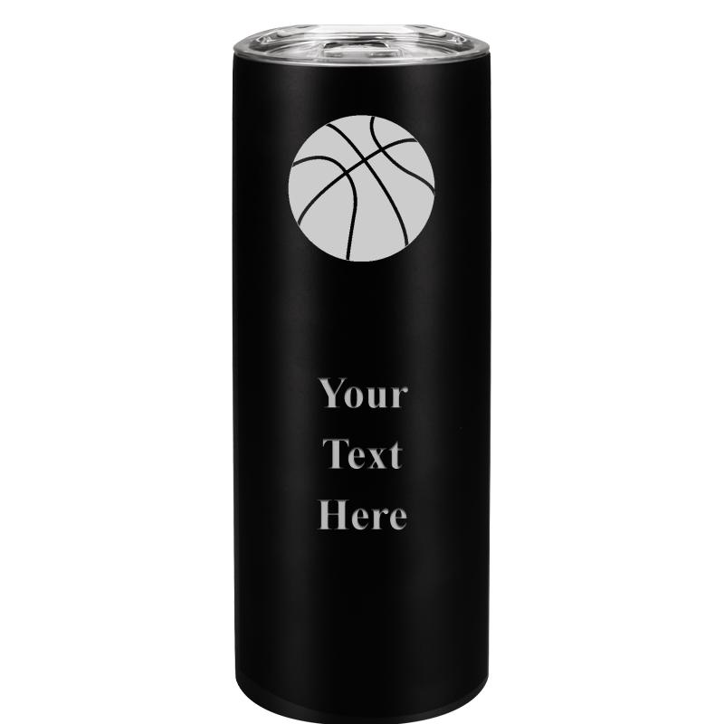 SLIM TUMBLER 20OZ BLACK