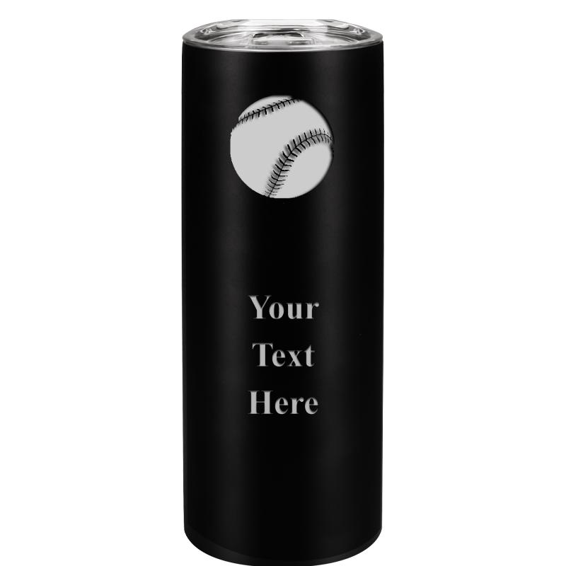 SLIM TUMBLER 20OZ BLACK