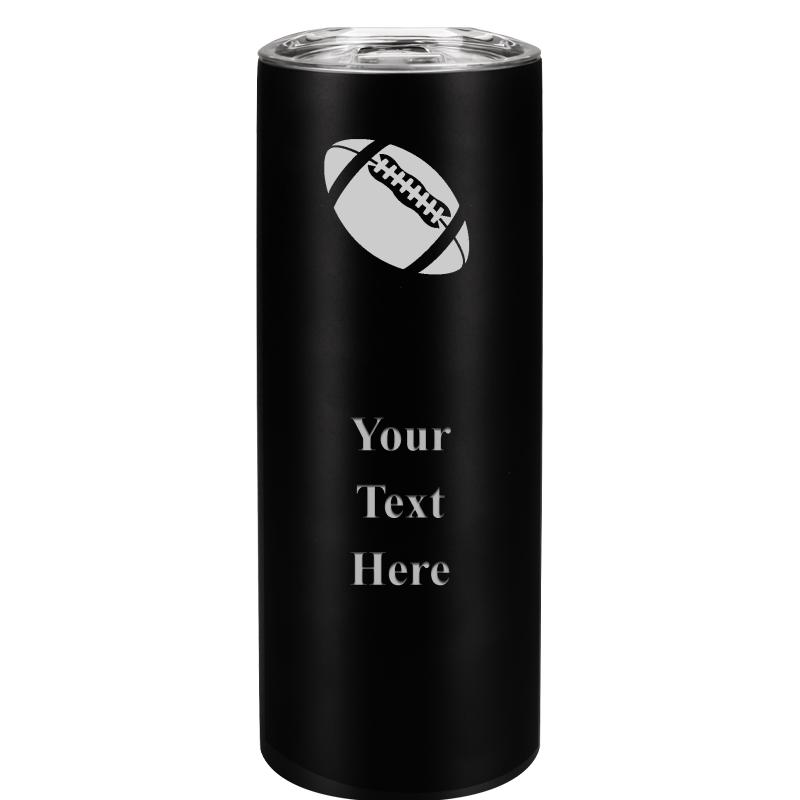 SLIM TUMBLER 20OZ BLACK