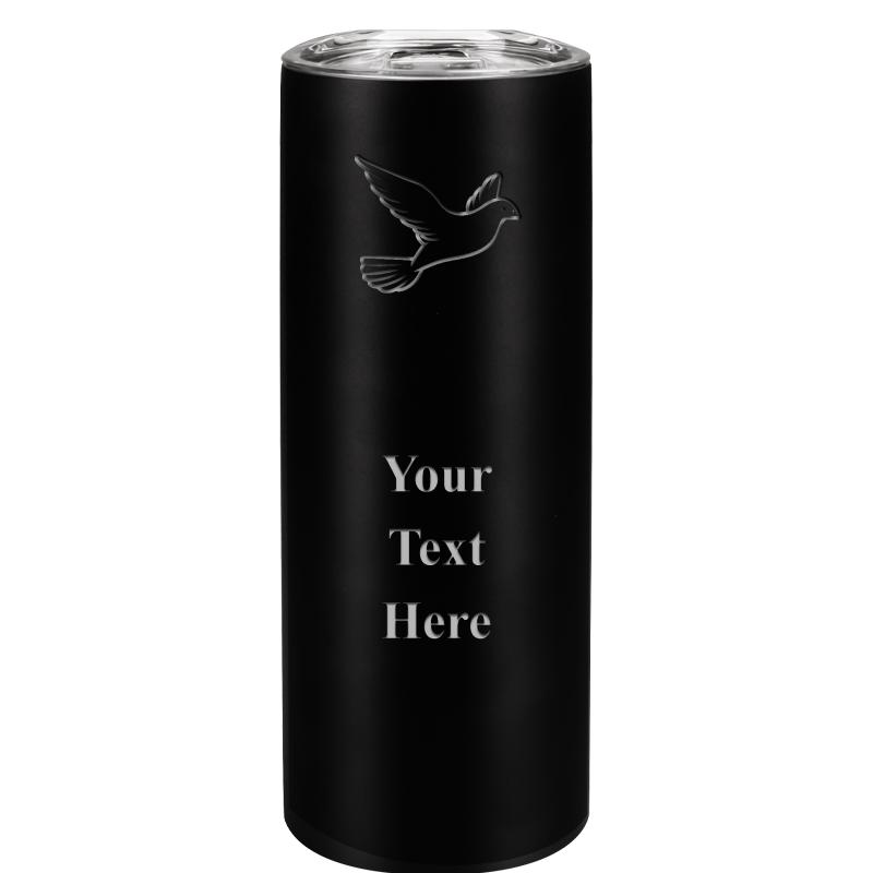 SLIM TUMBLER 20OZ BLACK