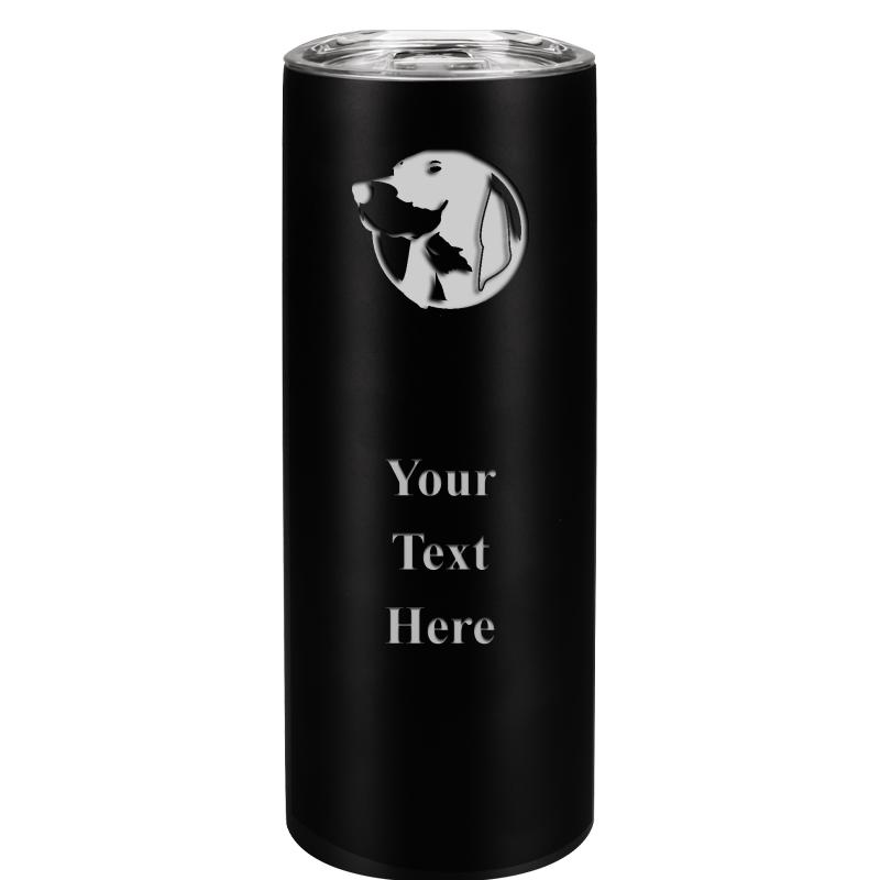 SLIM TUMBLER 20OZ BLACK