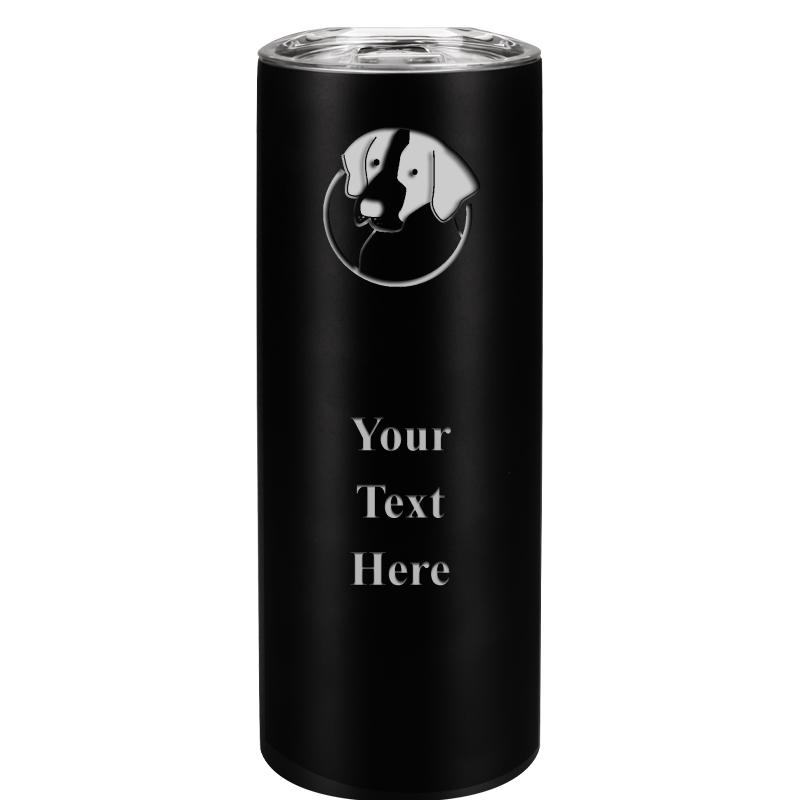 SLIM TUMBLER 20OZ BLACK