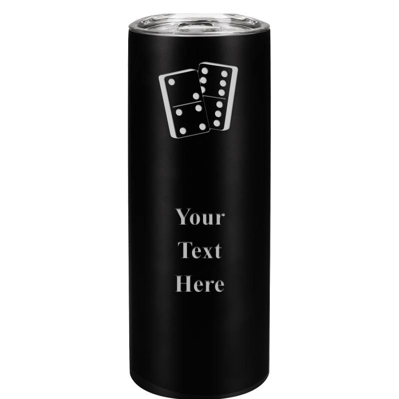SLIM TUMBLER 20OZ BLACK