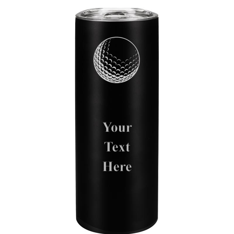 SLIM TUMBLER 20OZ BLACK