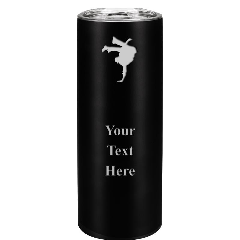 SLIM TUMBLER 20OZ BLACK