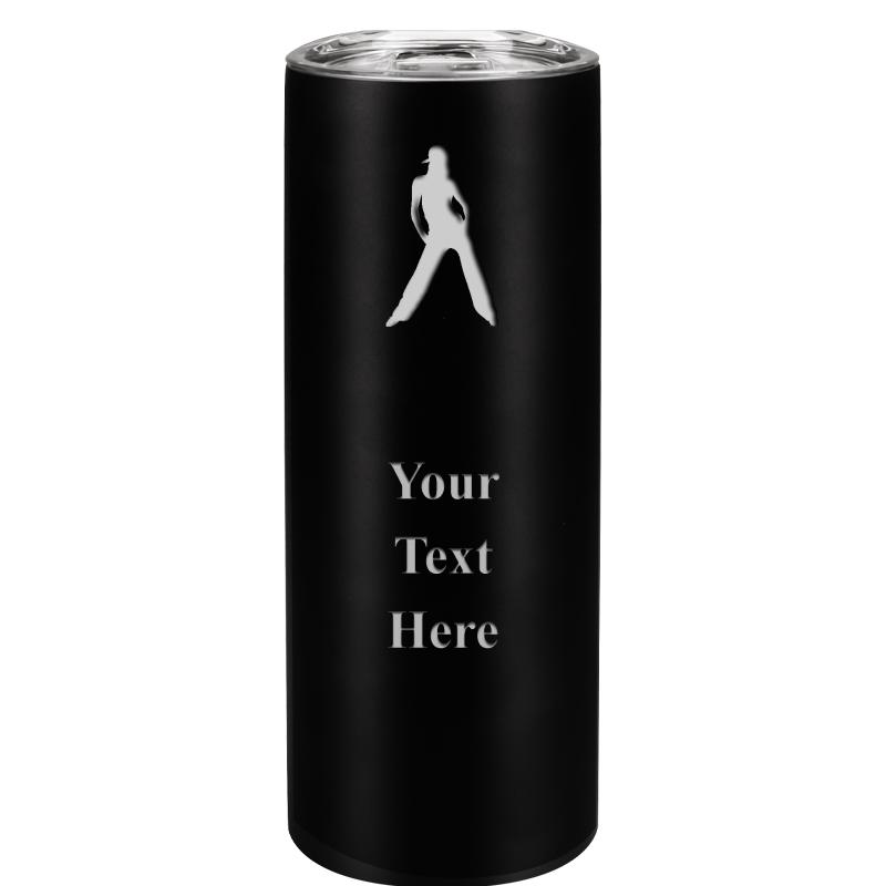 SLIM TUMBLER 20OZ BLACK