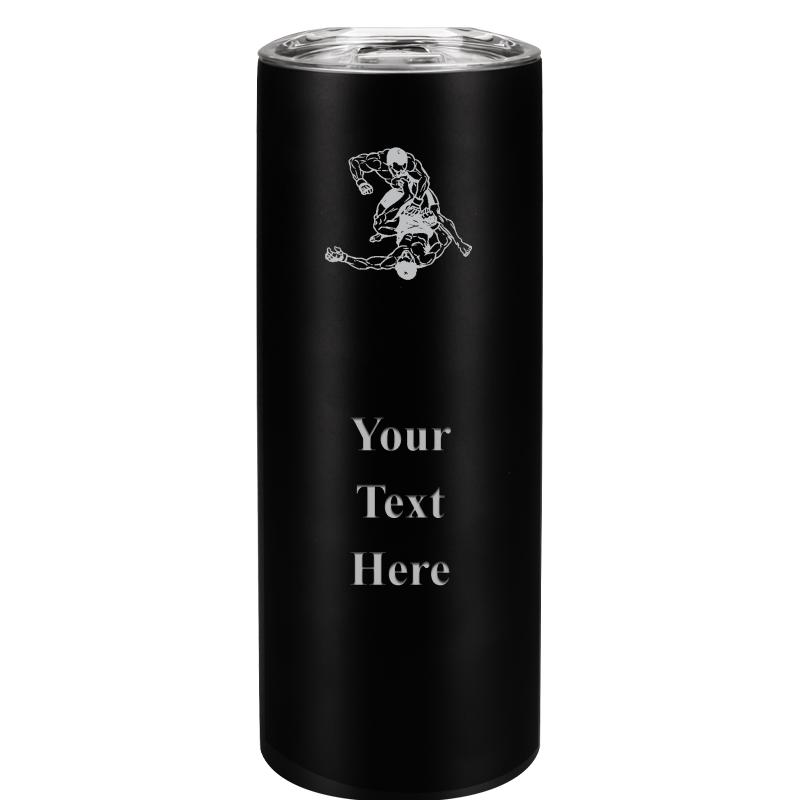 SLIM TUMBLER 20OZ BLACK