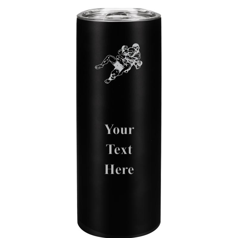 SLIM TUMBLER 20OZ BLACK