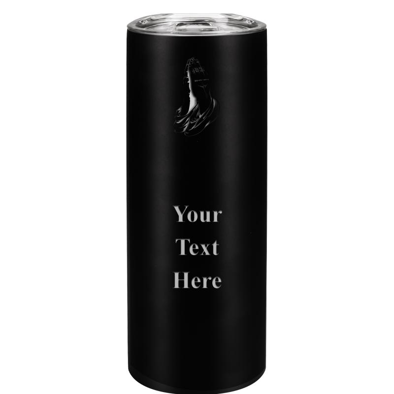 SLIM TUMBLER 20OZ BLACK