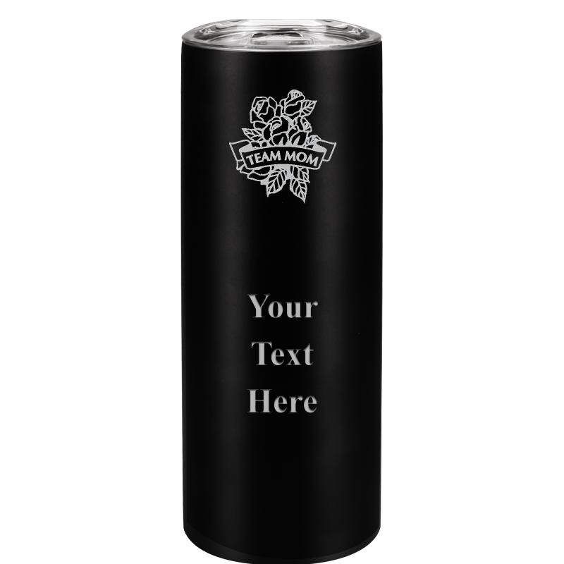 SLIM TUMBLER 20OZ BLACK