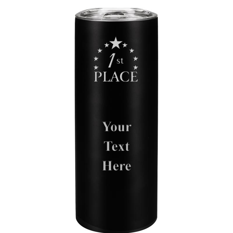 SLIM TUMBLER 20OZ BLACK
