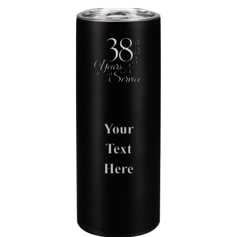 SLIM TUMBLER 20OZ BLACK
