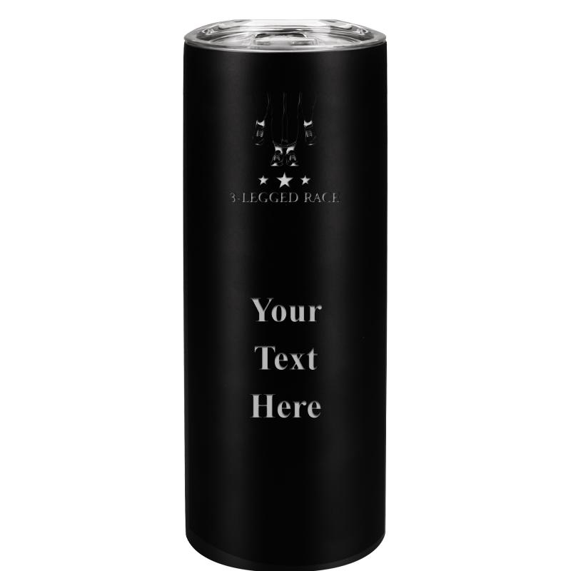 SLIM TUMBLER 20OZ BLACK