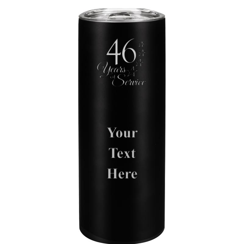 SLIM TUMBLER 20OZ BLACK