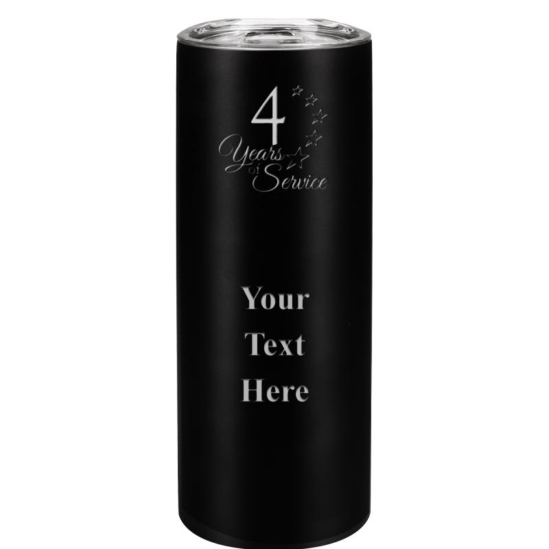 SLIM TUMBLER 20OZ BLACK