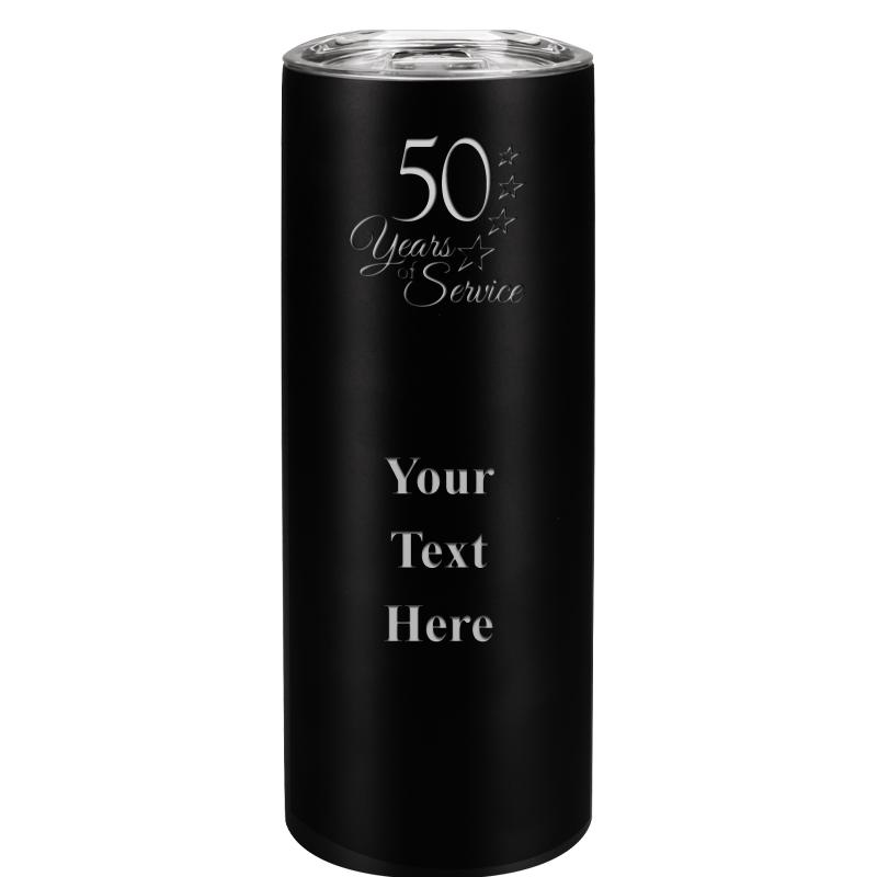 SLIM TUMBLER 20OZ BLACK
