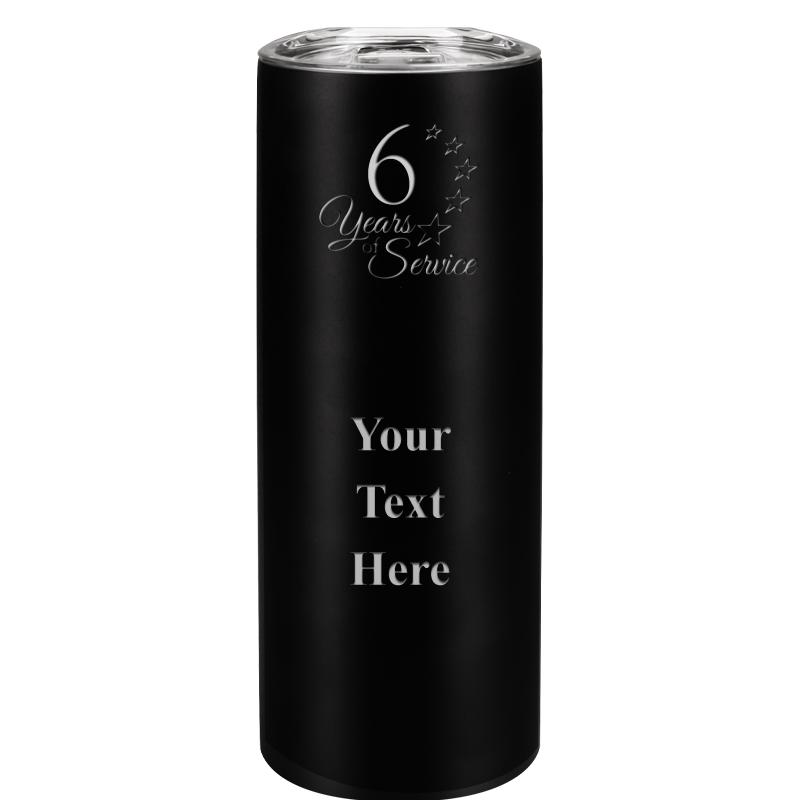 SLIM TUMBLER 20OZ BLACK