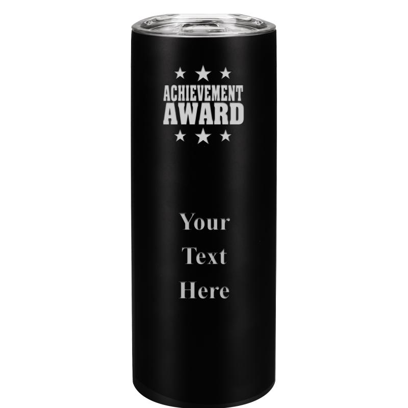 SLIM TUMBLER 20OZ BLACK