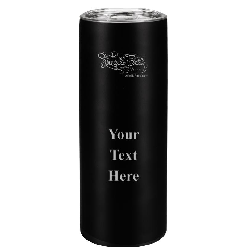 SLIM TUMBLER 20OZ BLACK
