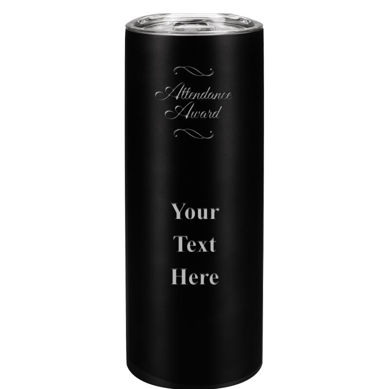 SLIM TUMBLER 20OZ BLACK