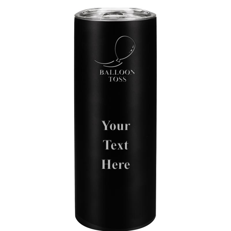 SLIM TUMBLER 20OZ BLACK