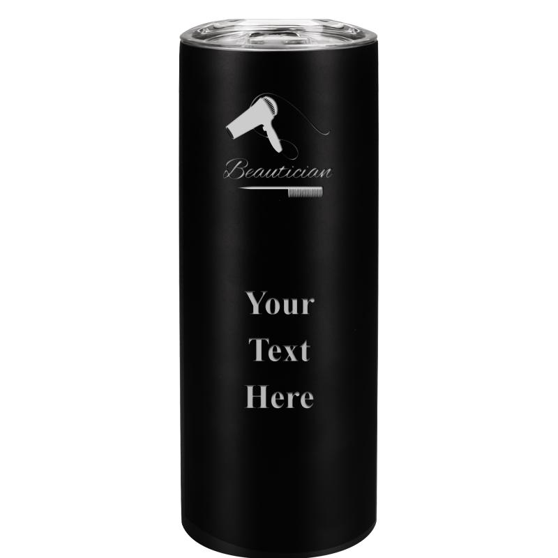 SLIM TUMBLER 20OZ BLACK