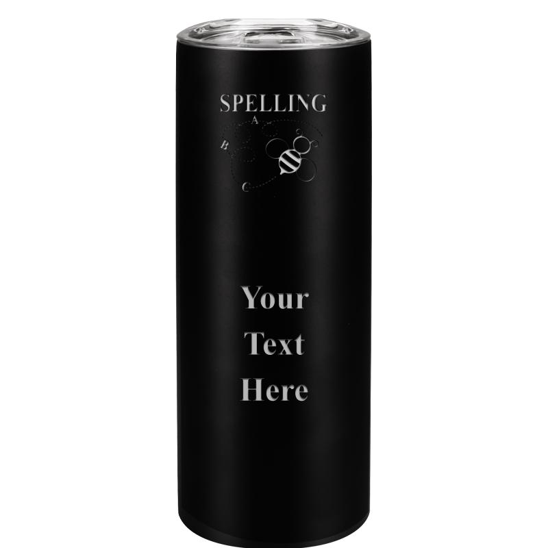 SLIM TUMBLER 20OZ BLACK