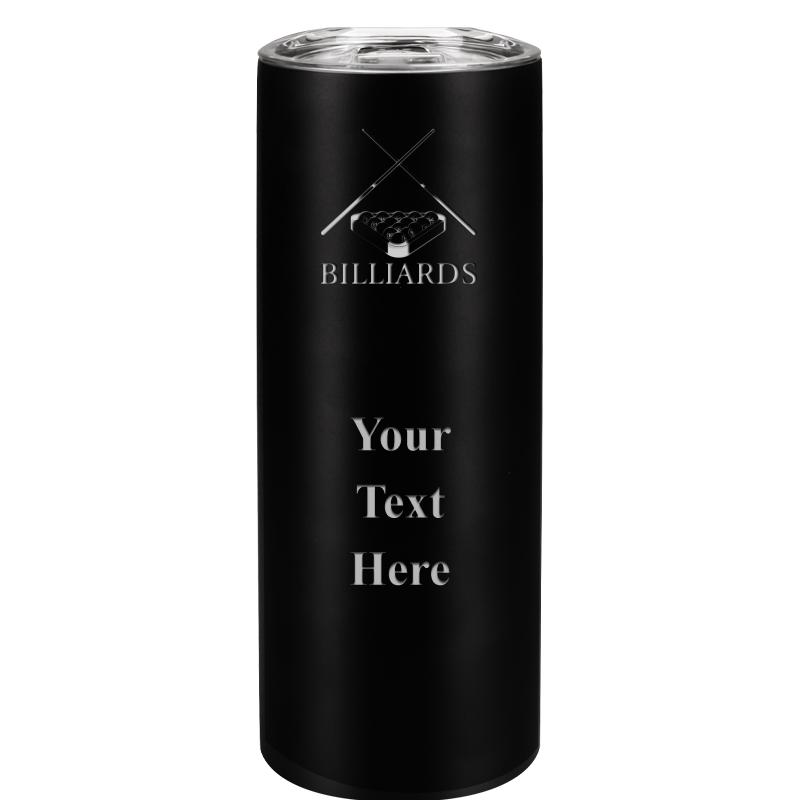 SLIM TUMBLER 20OZ BLACK