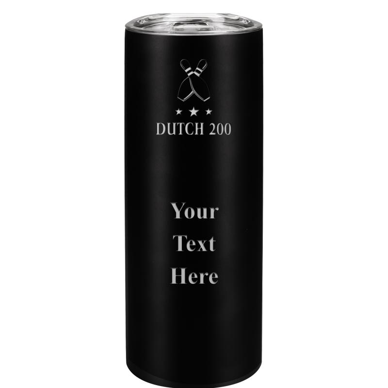 SLIM TUMBLER 20OZ BLACK