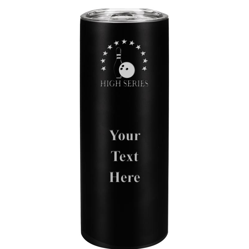 SLIM TUMBLER 20OZ BLACK