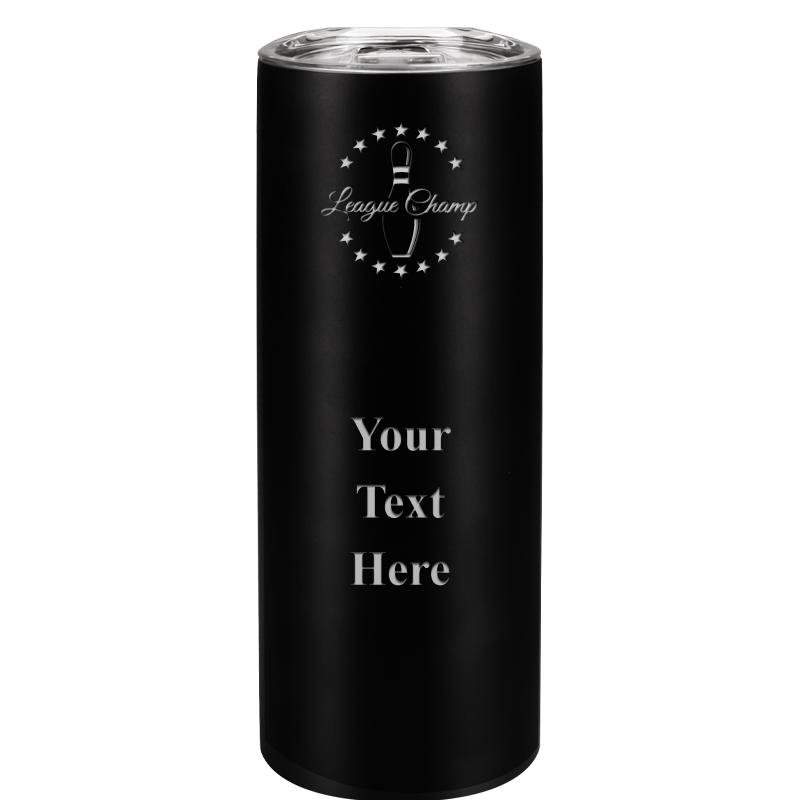 SLIM TUMBLER 20OZ BLACK