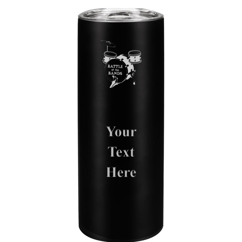 SLIM TUMBLER 20OZ BLACK