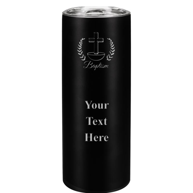 SLIM TUMBLER 20OZ BLACK