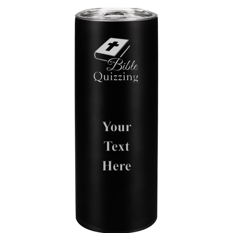 SLIM TUMBLER 20OZ BLACK