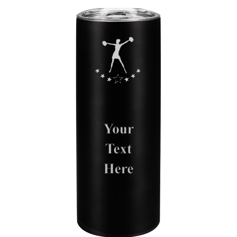 SLIM TUMBLER 20OZ BLACK