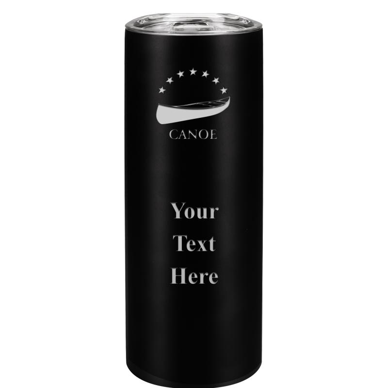 SLIM TUMBLER 20OZ BLACK