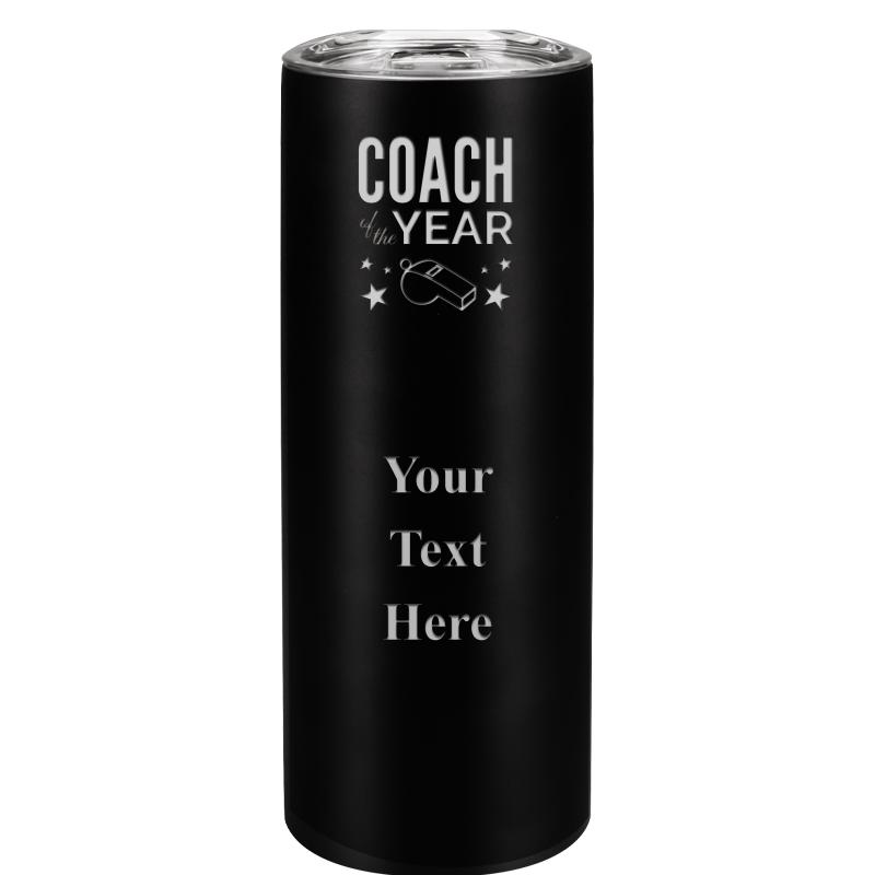 SLIM TUMBLER 20OZ BLACK